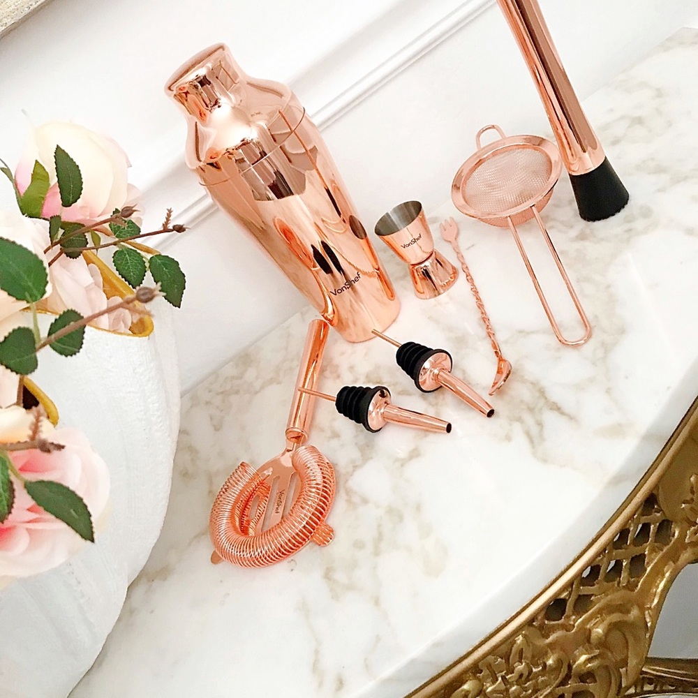 Vonshef Cocktail Set Rose Gold